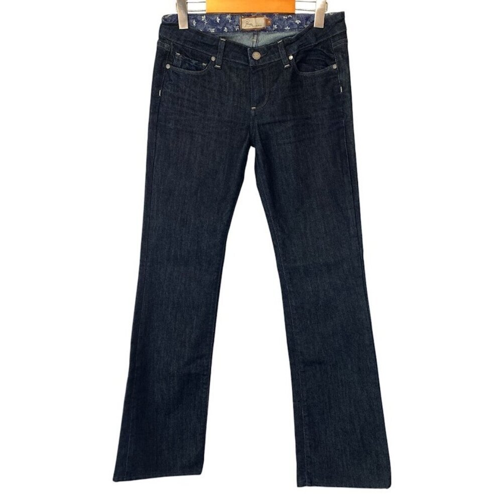 Paige Benedict Canyon Classic Rise Bootcut Jeans Size 28 Y2K Dark Wash